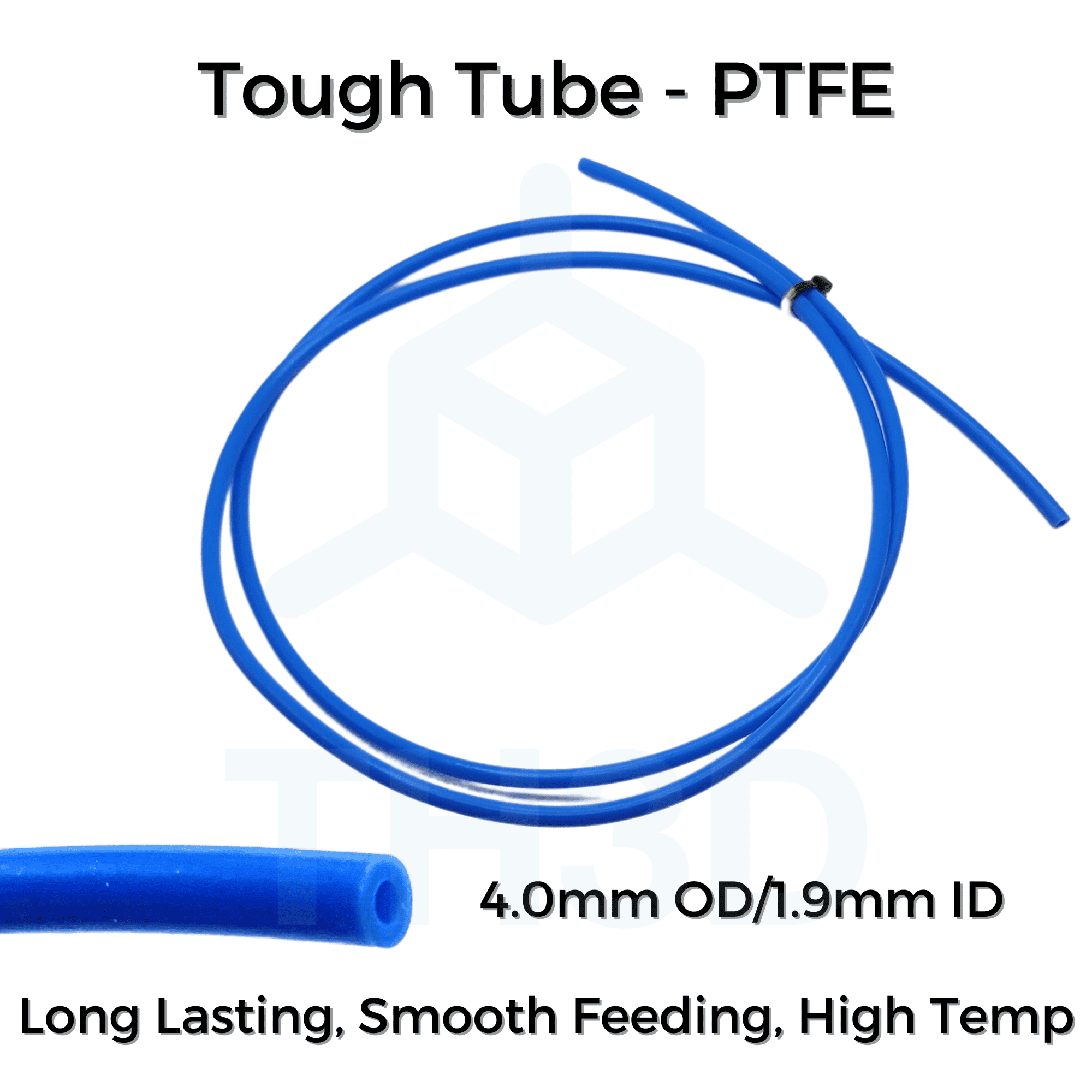 Tube PTFE, tube téflon, tuyau PTFE, résistance à la corrosion, résistance à  haute température, 1m de long-7*10mm*1m