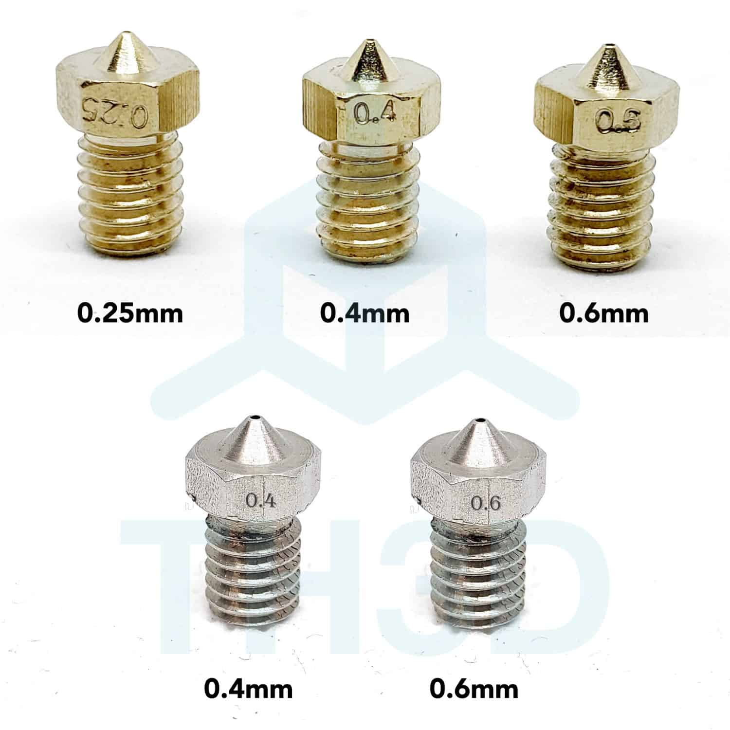 Buse V6 CHT En Acier Trempé E3D V6 0.2/0.4/0.6mm Pièces - Temu Canada