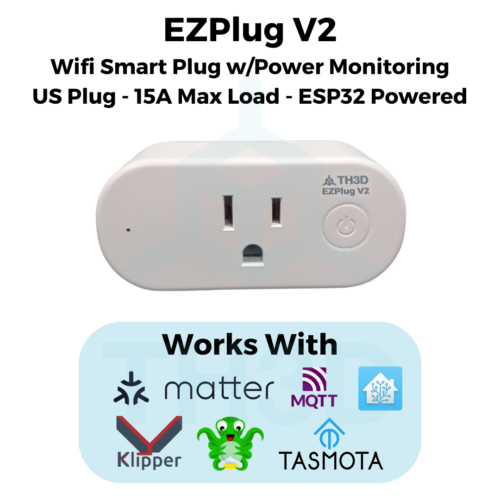 ***PRE-ORDER*** EZPlug V2 – Open Source Smart Plug with ESP32-C3, Matter Support & Power Monitoring