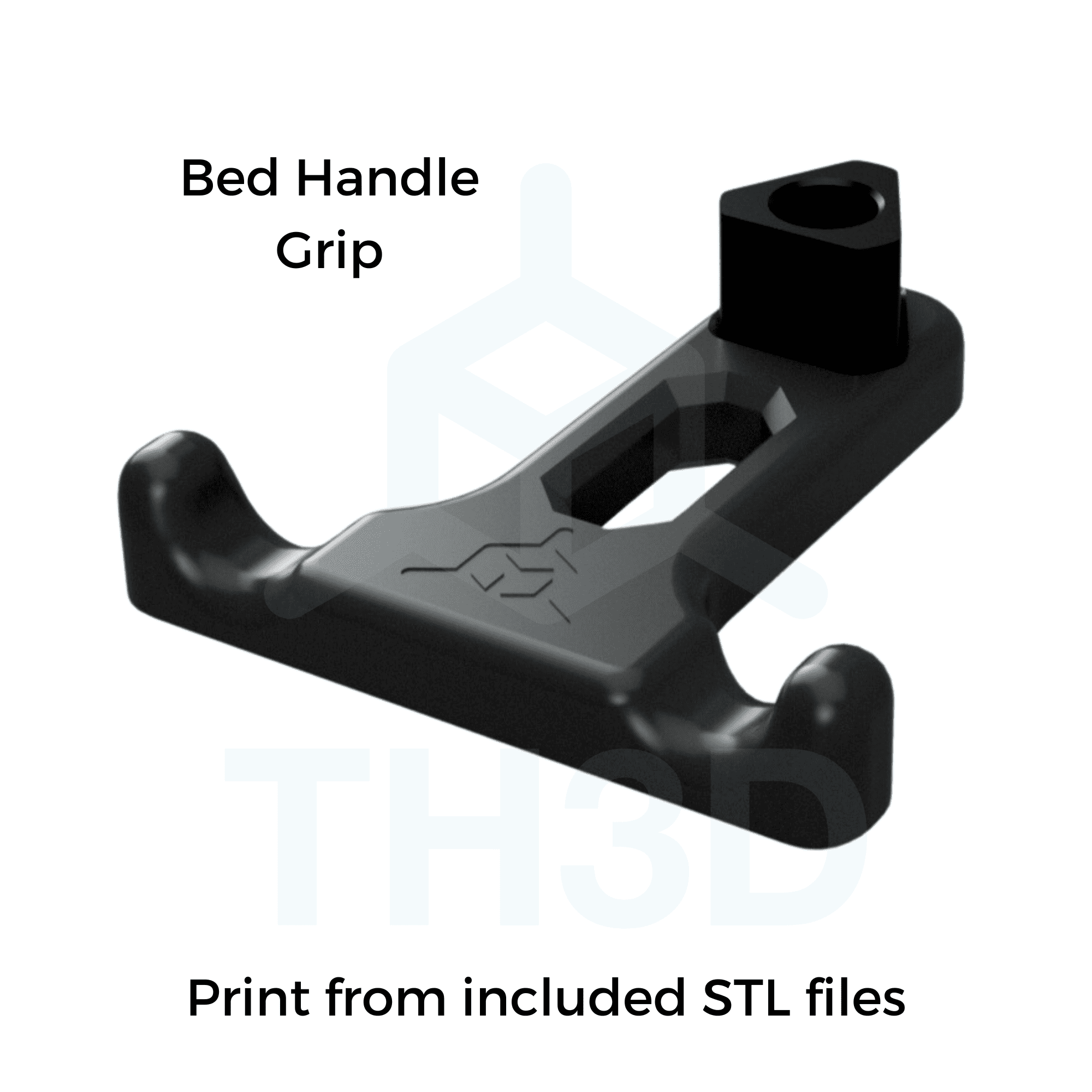 TH3D Solid Bed Mount Kit - V2 - ABS w/Aluminum Inserts - TH3D