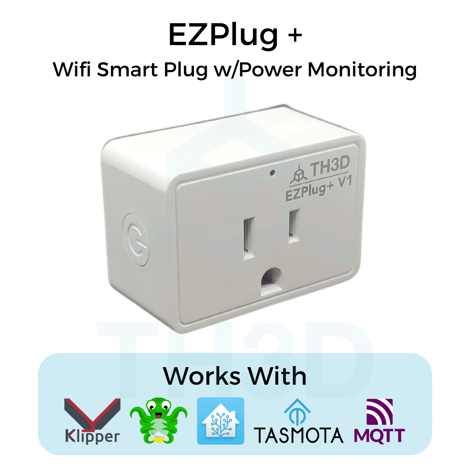 Smart Plug with Energy Monitoring | 15A Max / 10A Continuous | WiFi Smart  Outlet | Mobile App | Alexa | Google | ETL Certified (Package of 1)