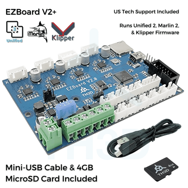 TH3D EZBoard V2+ - For Creality/Sovol Printers - Unified 2, Marlin, & Klipper