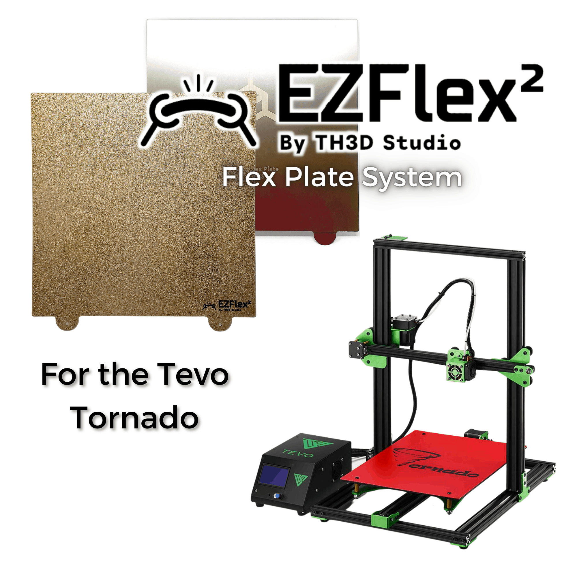 Grænseværdi krøllet binding EZFlex² for Tevo Tornado - TH3D Studio LLC