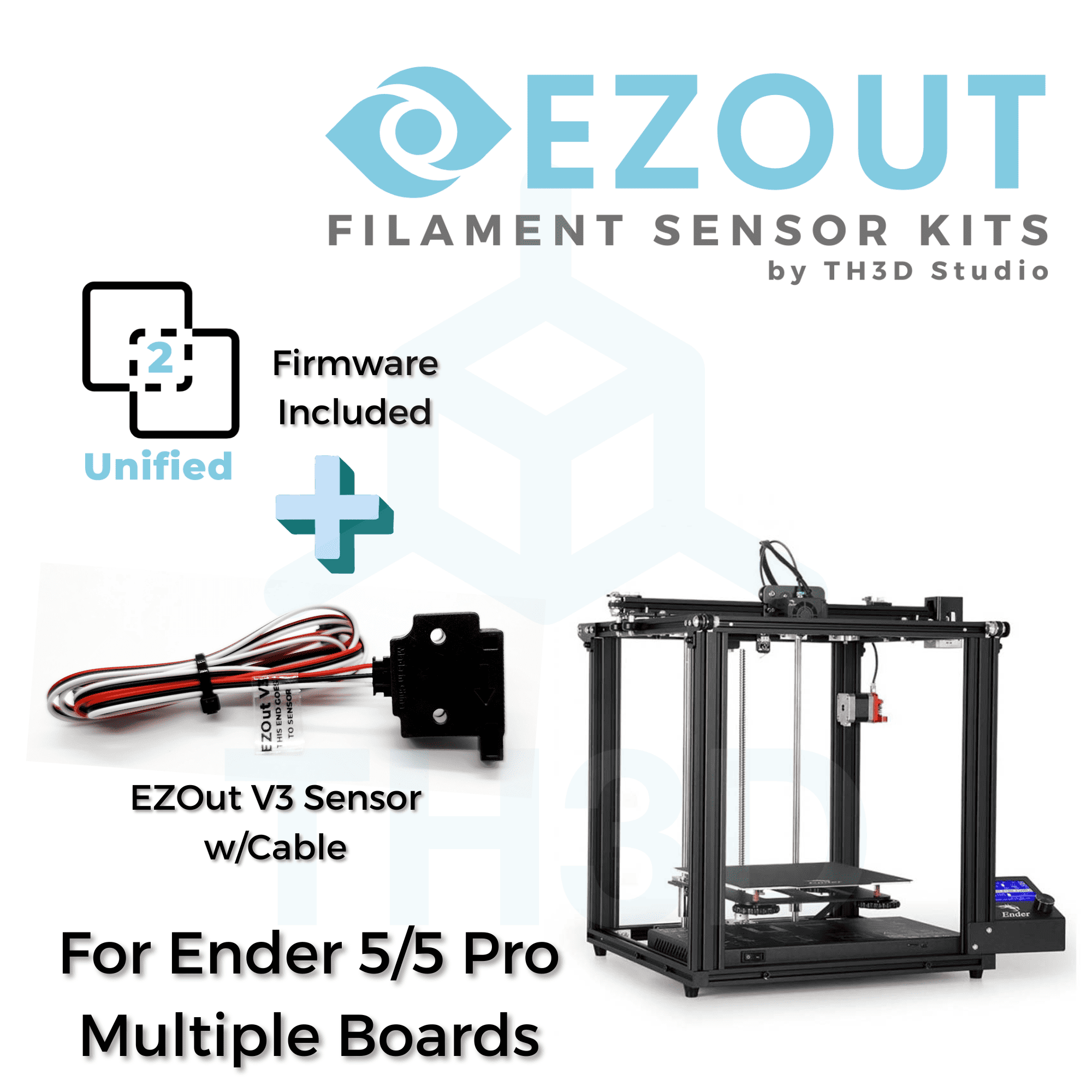 EZOut V3 Filament Sensor Kit for Creality Ender 5/5 Pro - V4.2.2