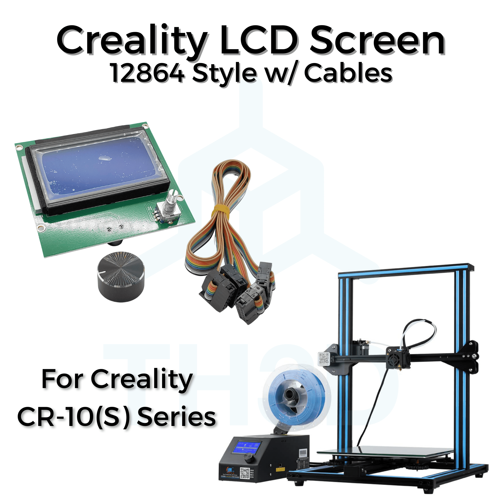 LCD Screen for Creality CR-10(S) Series - TH3D Studio LLC