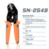 iWiss SN-2549 Ratchet Crimping Tools for 0.08-1.0 mm² (AWG28-18)