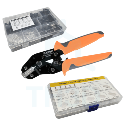 JST-XH Type + JST-SM Type Connector Kits + Crimper Bundle