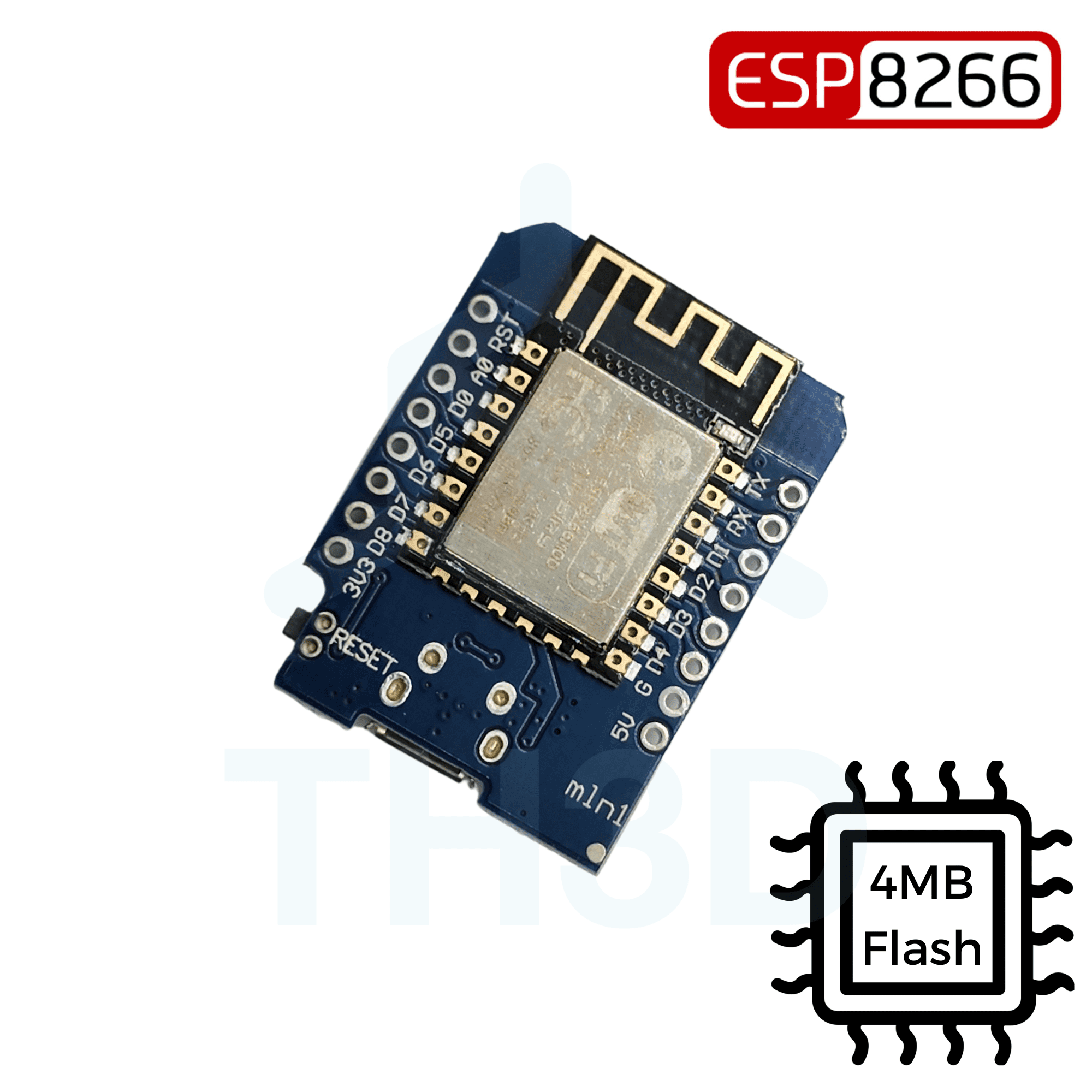 D1 Mini - compatible ESP8266 board, v2.0