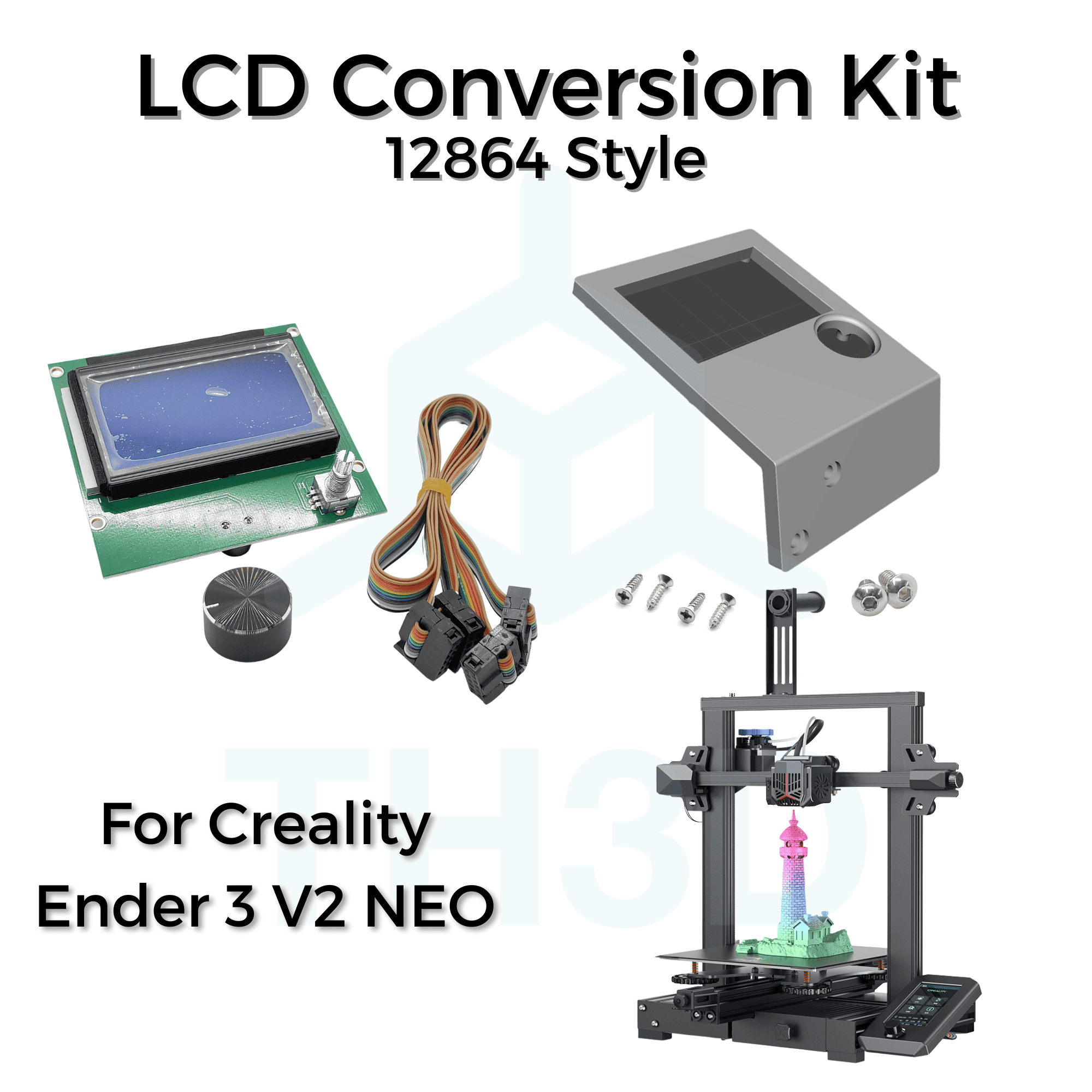  Creality Ender 3 LED Light Upgrade Kit For Ender 3 V2/ Ender  3/ Ender 3 V2 Neo/Ender 3 Neo/Ender 3 Pro