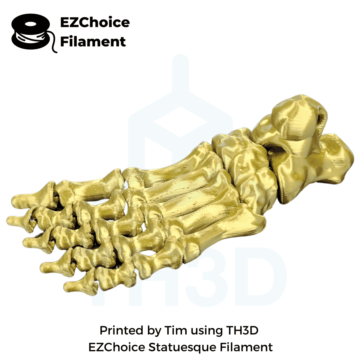 EZChoice Statuesque PLA+ 1KG 1.75mm Bronze Color Silk Premium