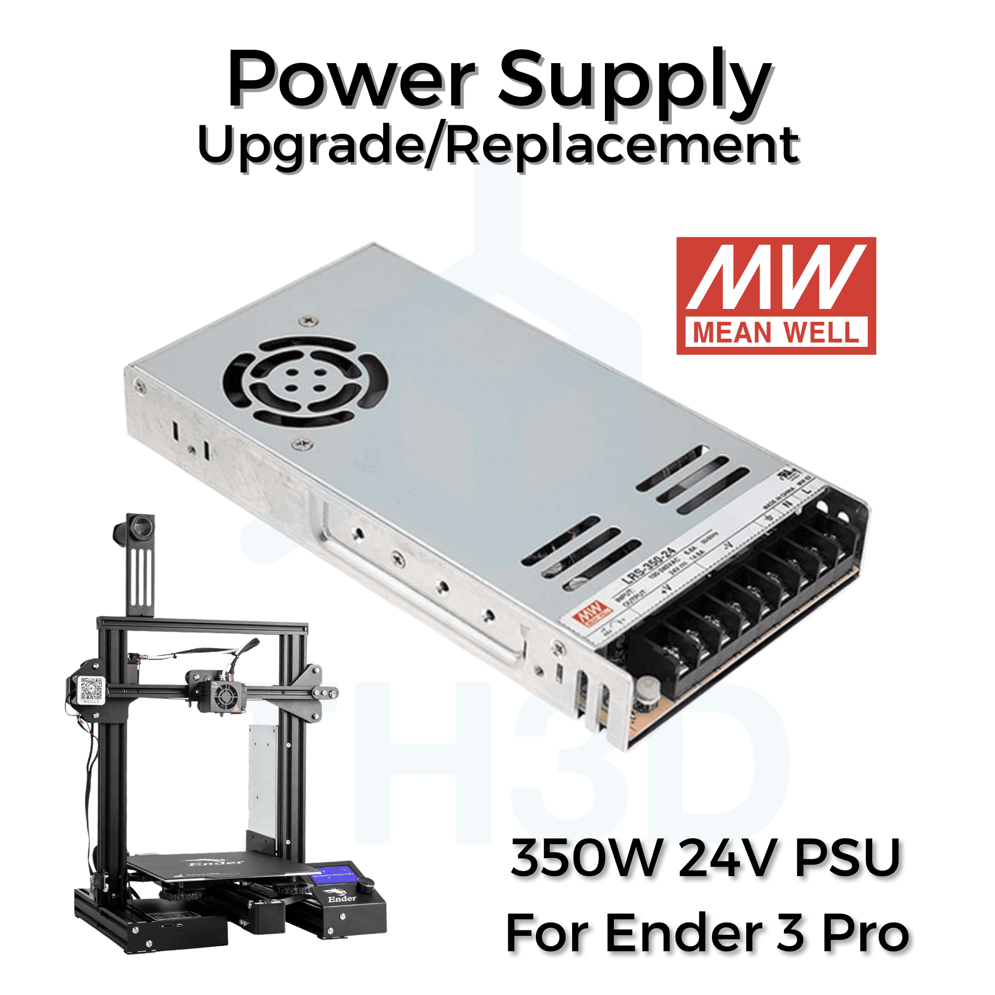 Ender 3 Pro Power Supply - Upgrade/Replacement - Meanwell