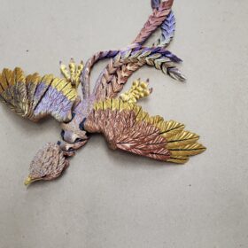Spaghet Sunset Sky PLA+ - 1KG 1.75mm - Gold, Copper, Purple Tri-Color Silk - Premium Filament