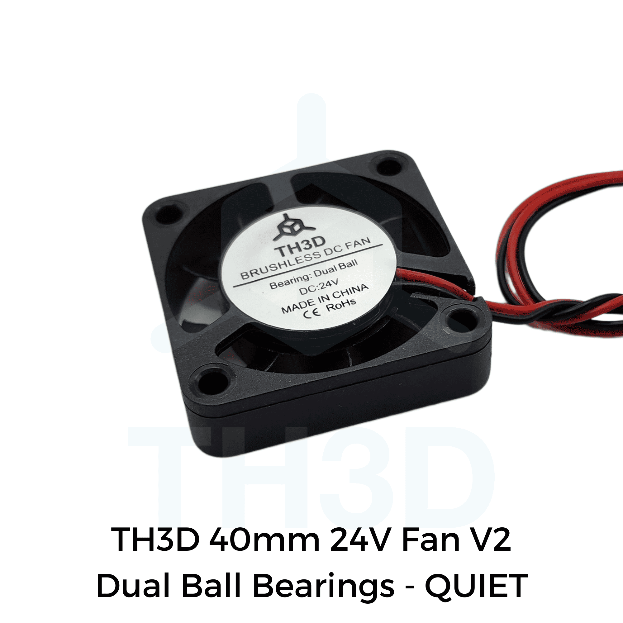 TH3D 40mm Axial Fan V2 (24V) - Dual Ball Bearing - TH3D Studio LLC