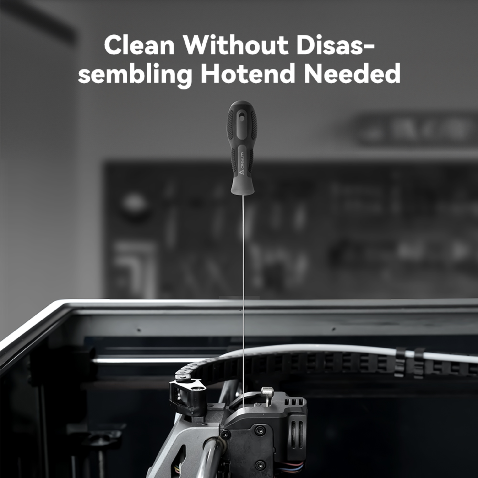 Creality Clog Poke/Nozzle Cleaning Kit for 1.75mm Filament Printers - Image 2