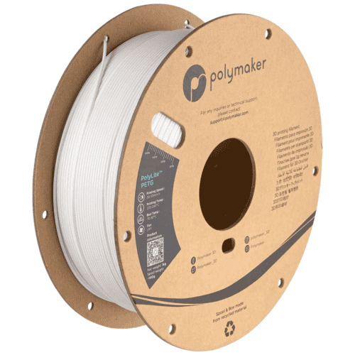 Polymaker PolyLite PETG - White - 1kg 1.75mm