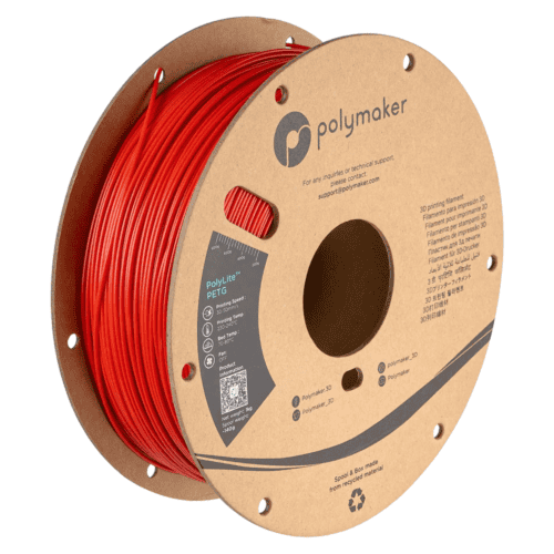 Polymaker PolyLite PETG - Red - 1kg 1.75mm