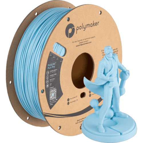 Polymaker PolyLite PLA Pro - Light Blue - 1kg 1.75mm