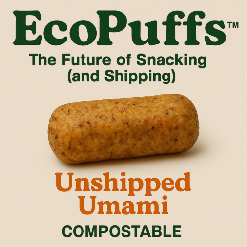 🧀 EcoPuffs™ – The World’s First Snackable Packing Peanut - Image 4