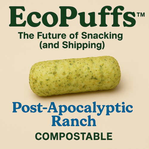 🧀 EcoPuffs™ – The World’s First Snackable Packing Peanut - Image 5