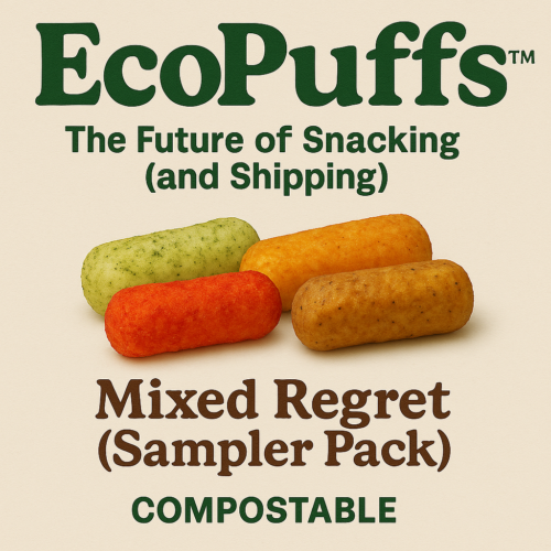 🧀 EcoPuffs™ – The World’s First Snackable Packing Peanut - Image 6