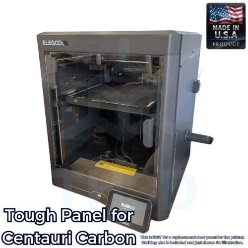 Elegoo Centauri Carbon - Glass Door Replacement - Clear and Durable Acrylic Door