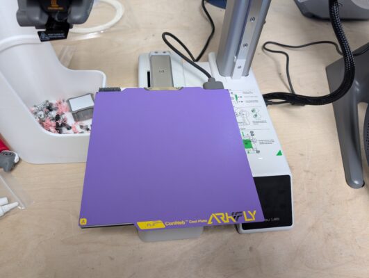 Click to view full screen Arkfly Conweb Cool Plate for BambuLab A1 Mini photo review