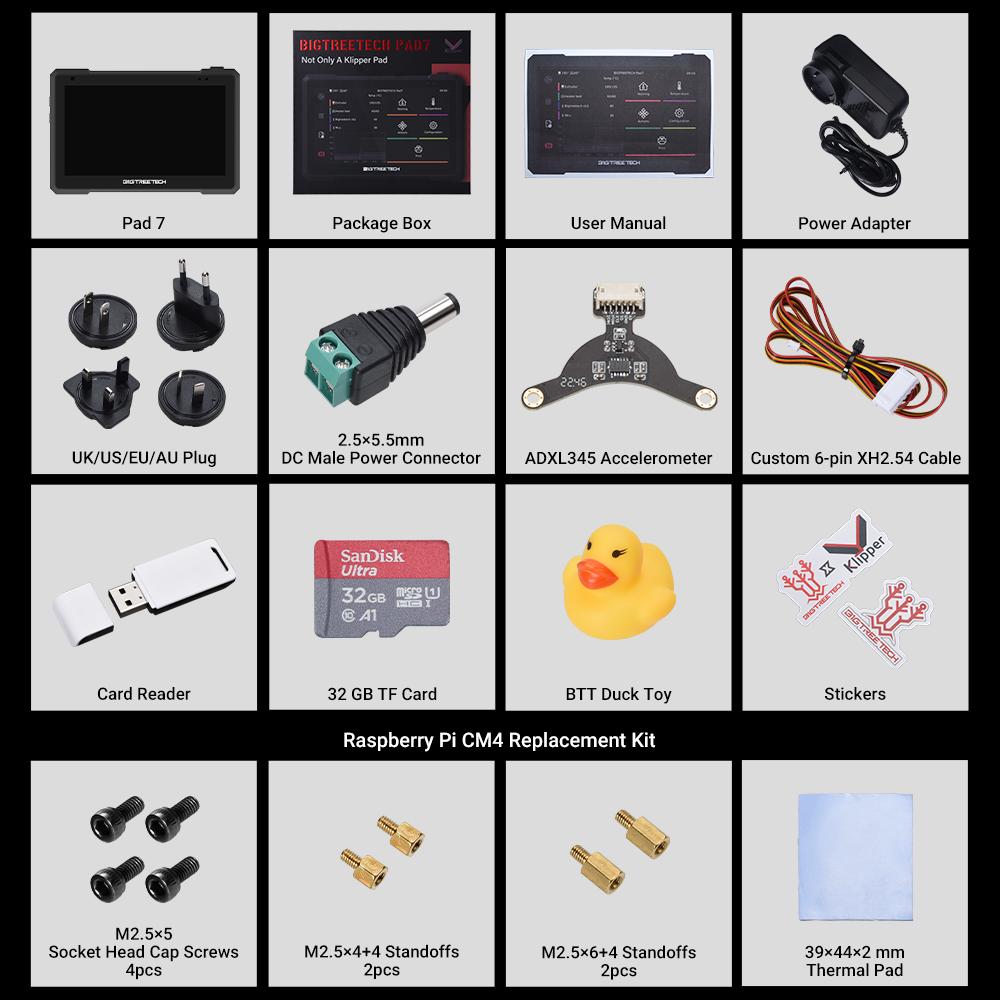 BIGTREETECH Pad 7 with Pre-installed CB1 Core Board for Running Klipper - Image 2