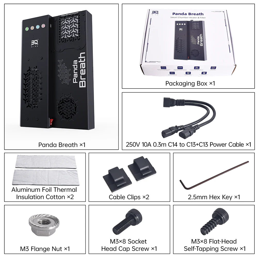 BIQU Panda Breath Smart Air Filtration and Heating System with Precise Temperature Regulation - Image 4