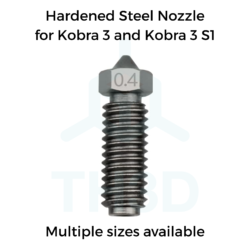 Hardened Steel Nozzles for Anycubic Kobra 3/Kobra S1